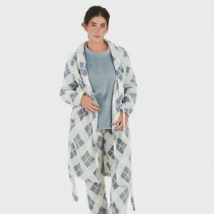 Roupão coral Cuadro Guima azul indigo 2