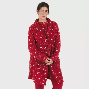 Roupão coral Cody bordeaux 2