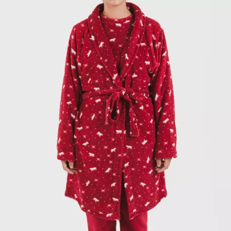 Roupão coral Cody bordeaux