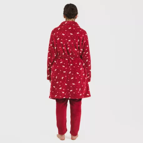 Roupão coral Cody bordeaux