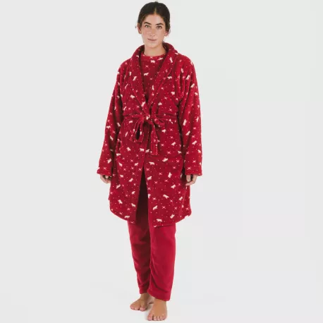 Roupão coral Cody bordeaux