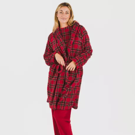 Roupão coral Nicolas vermelho