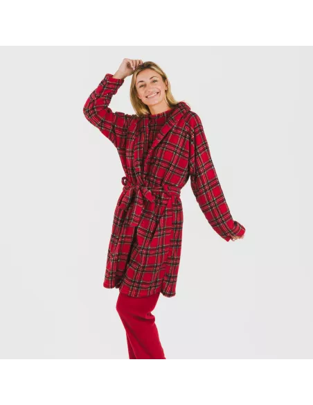 Roupão coral Nicolas vermelho