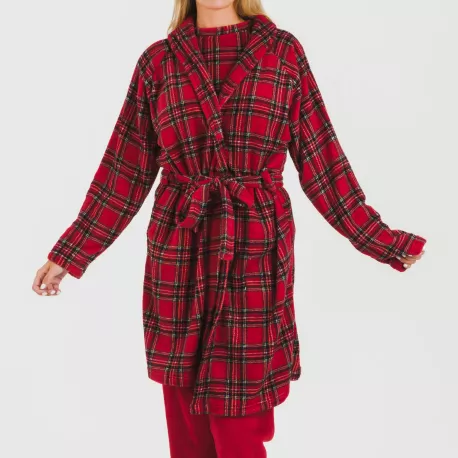 Roupão coral Nicolas vermelho