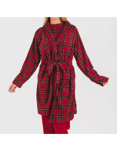 Roupão coral Nicolas vermelho