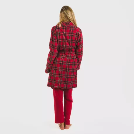 Roupão coral Nicolas vermelho