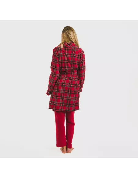 Roupão coral Nicolas vermelho