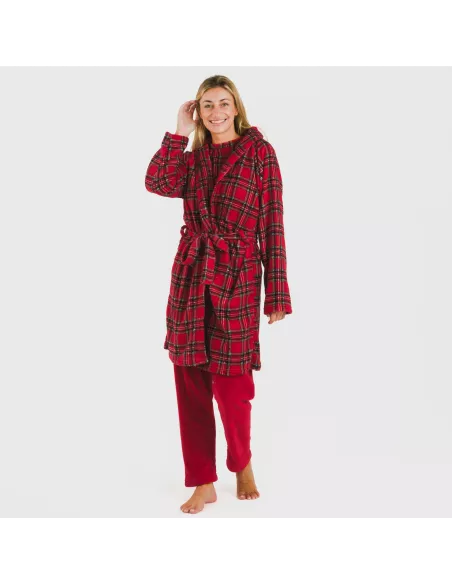 Roupão coral Nicolas vermelho