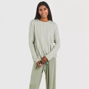 Pijama comprido Secret mulher Raya Marsella verde caça