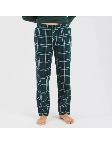 Pijama homem flanela Cuadro Guelo verde Pijama homem flanela Cuadro Guelo verde