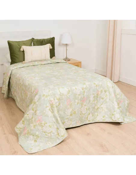 Colcha bouti Mika verde