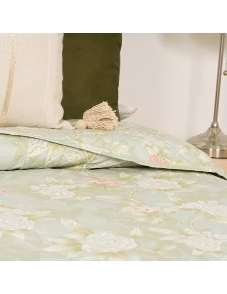 Colcha bouti Mika verde