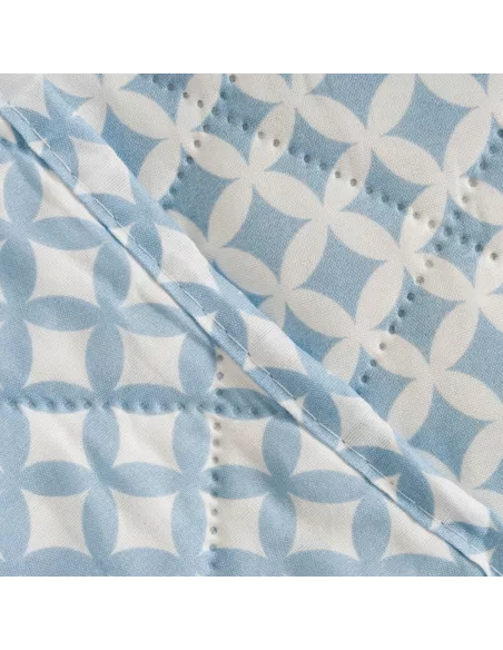 Colcha bouti Ohio azul indigo