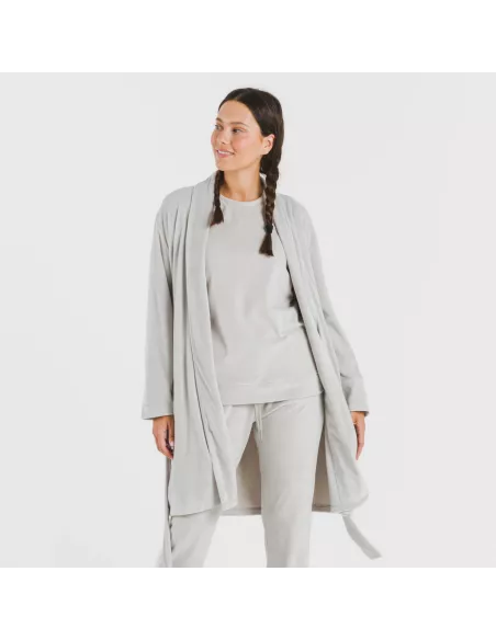 Roupão Velvet liso Roupão Velvet liso