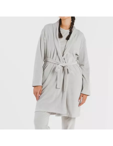 Roupão Velvet liso Roupão Velvet liso