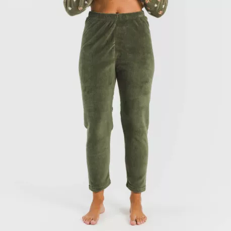 Pijama coral Tatini verde caça
