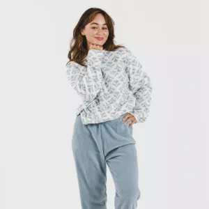 Pijama coral Etea azul indigo 2