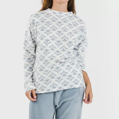 Pijama coral Etea azul indigo