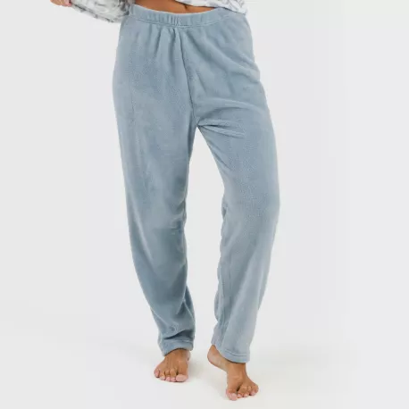 Pijama coral Etea azul indigo