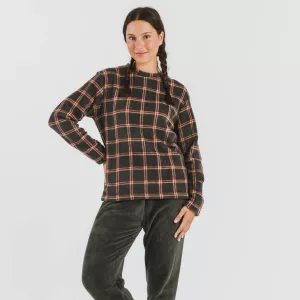 Pijama coral Cuadro Nelby verde caça