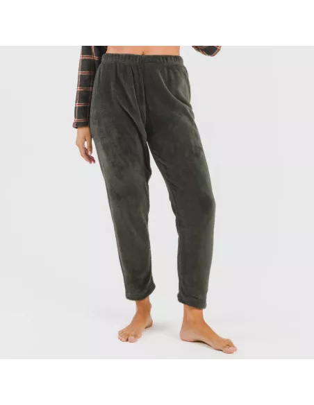 Pijama coral Cuadro Nelby verde caça Pijama coral Cuadro Nelby verde caça