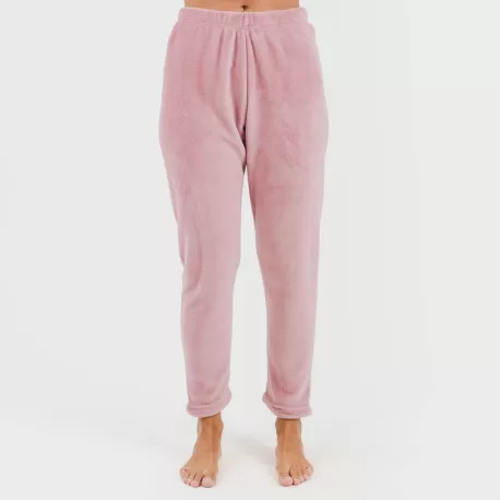 Pijama coral Candy malva rosa