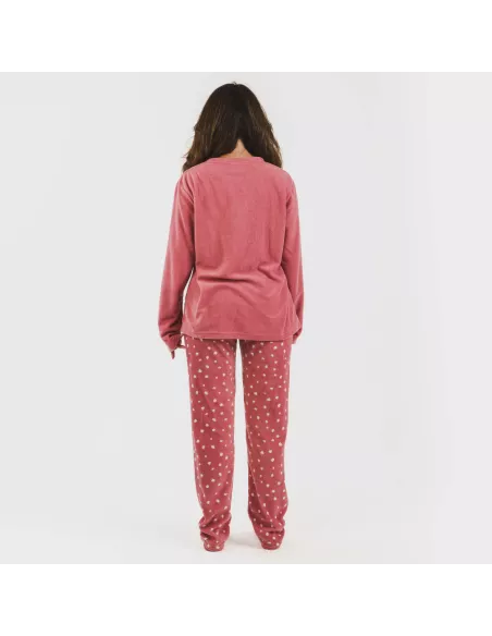 Pijama polar Dada rosa Pijama polar Dada rosa
