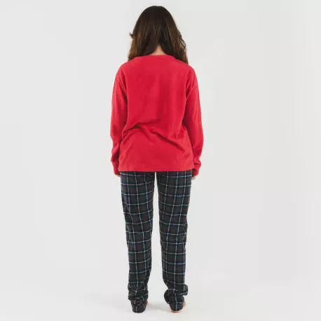 Pijama polar Eiko vermelho