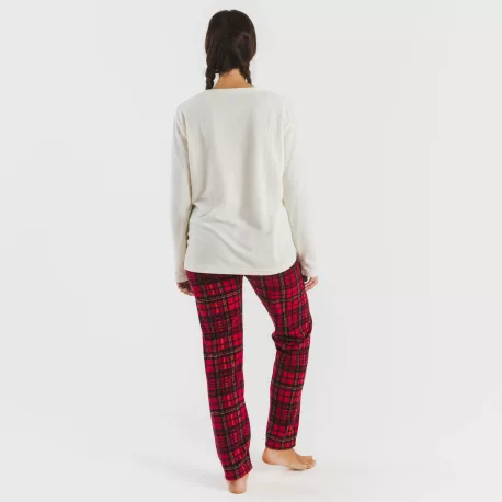 Pijama polar Lazo vermelho