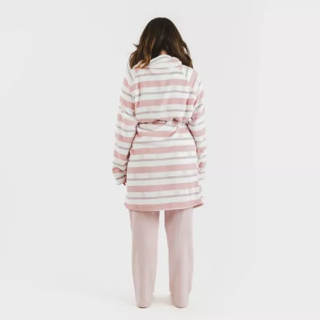 Roupão coral Raya Wilma rosa