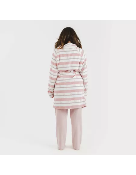 Roupão coral Raya Wilma rosa