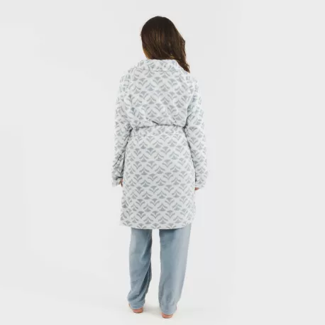 Roupão coral Etea azul indigo