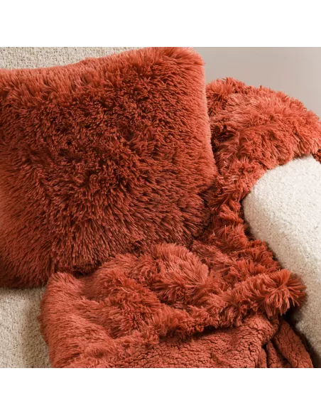 Manta pelo sherpa lisa