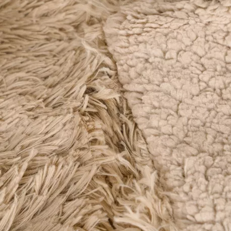 Manta pelo sherpa lisa