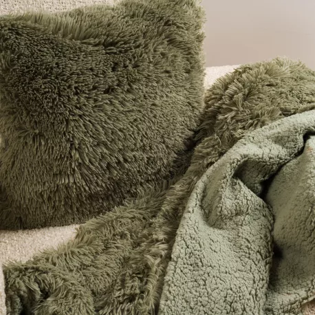 Manta pelo sherpa lisa