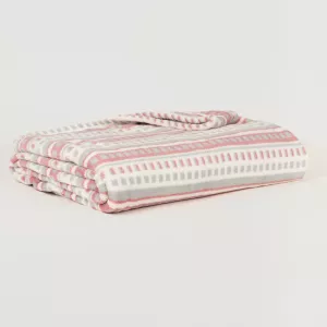Manta coral Giulia malva rosa