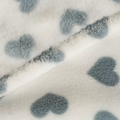 Manta coral Praga azul