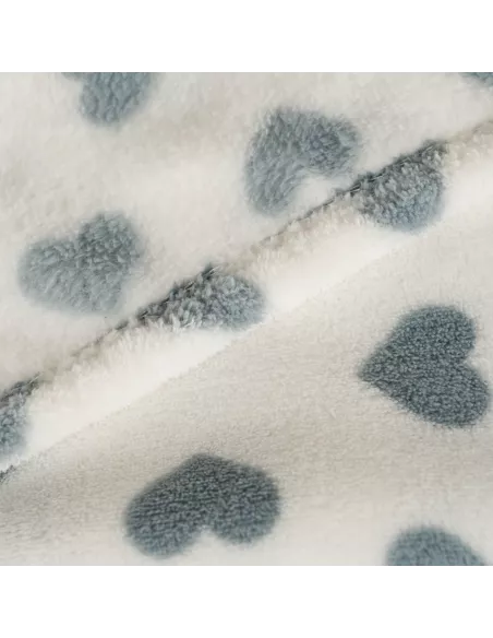 Manta coral Praga azul