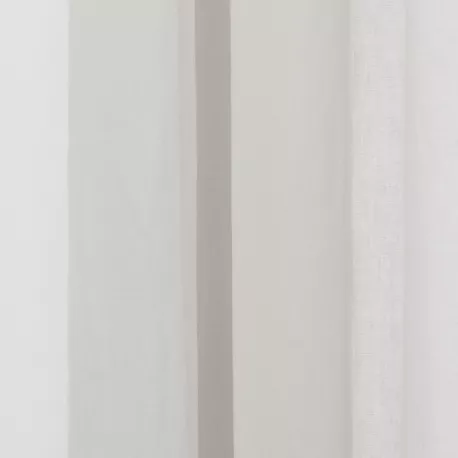 Cortina transparente algodão