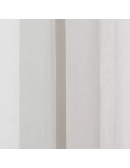 Cortina transparente algodão