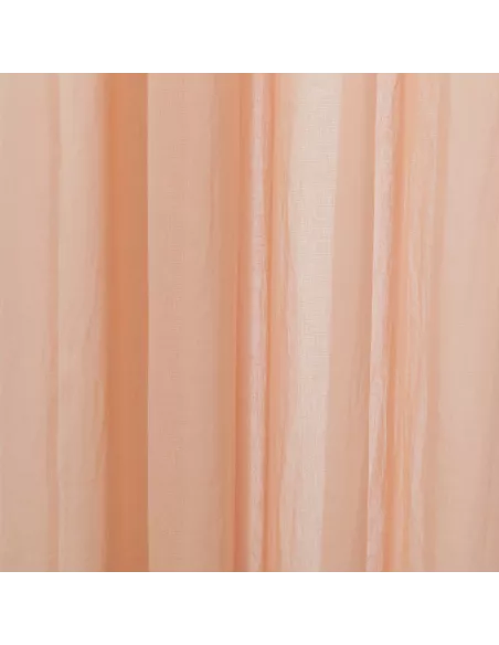 Cortina transparente algodão