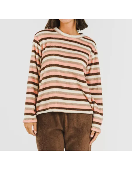 Pijama coral Raya Norma chocolate Pijama coral Raya Norma chocolate