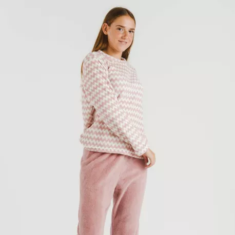 Pijama coral Jeannine rosa
