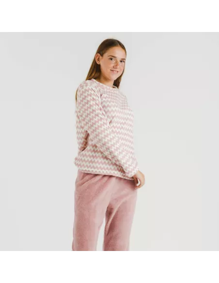 Pijama coral Jeannine rosa Pijama coral Jeannine rosa