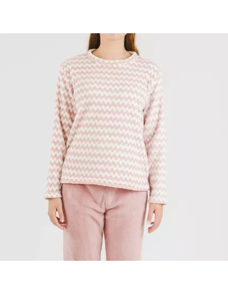 Pijama coral Jeannine rosa Pijama coral Jeannine rosa
