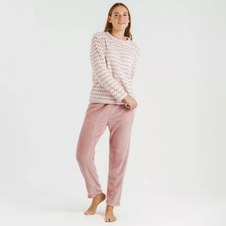 Pijama coral Jeannine rosa