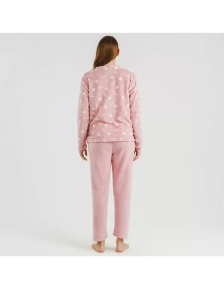 Pijama coral Vickie rosa palo