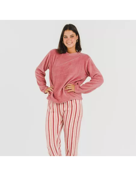 Pijama coral Raya Brooke rosa