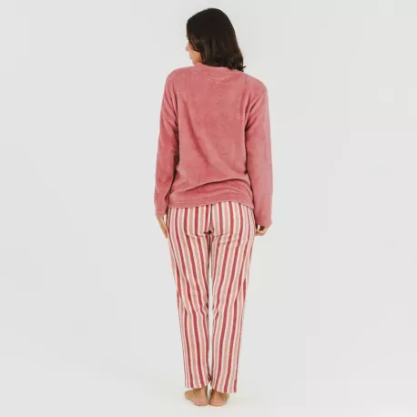 Pijama coral Raya Brooke rosa