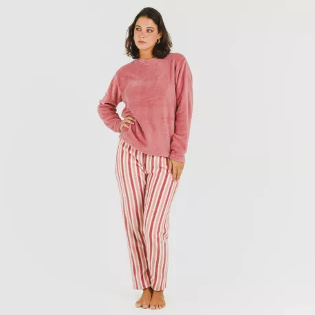 Pijama coral Raya Brooke rosa
